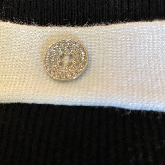 Karl Lagerfeld Black and White sweater dress - Picture 9 of 12